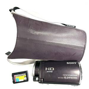 Y565 デジタルビデオカメラ SONY ソニー HANDYCAM ハンディカム HDR-CX560 10× Optical 1,8/3,8-38 ジャンク品 中古 訳あり
