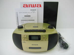 416 音響祭 家電祭 アイワ CDラジオカセットレコーダー CSD-45 使用品 自宅保管品 aiwa Radio Cassette ラジカセ 画像をご確認ください。