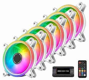 即決価格★ Eａｓｙｄｉｙ RGB 120ｍｍ ホワイトケースファン、、マザーボードAｕｒａ