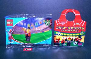 :【新品!!】 LEGO 4447 コカコーラ サッカー コレクション FW.2 レゴ 背番号 シール ミニフィグ 2002年 ブロック フィギュア 非売品