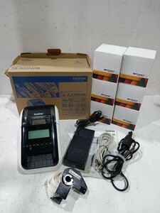 brother QL-820NWB 無線LAN 有線LAN Bluetooth対応 感熱ラベルプリンター ブラザー 動作確認済み 中古 