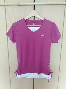 FILA★フィラ 半袖Tシャツ M★紫系