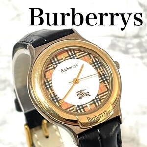 稼動品　Burberry バーバリー　ヴィンテージ　腕時計　ホースロゴ