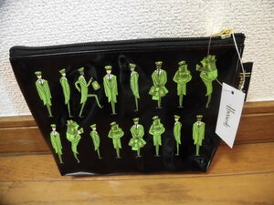 ★★【新品】 Harrods ハロッズ ポーチ 小物入れ ロンドン green man ★★