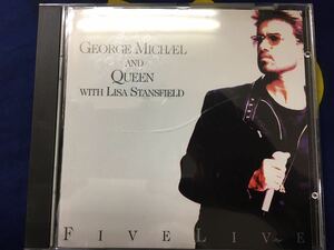 George Michael And Queen★中古CD/EU盤「ジョージ・マイケル＆クイーン～Five Live」