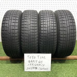 9(0506)インボイス領収書発行可能☆2018年製/TOYO TIRES/トーヨータイヤ/GARIT GS/ガリットGS/175/65R14☆フィット・ヴィッツ・bB等に