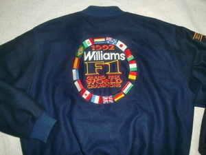 ★Williams `92 F1 World Champion メルトンウールスタジャン L 限定 GOODSPORTS/オーストラリア製 ウイリアムズ F-1 ヴィンテージ