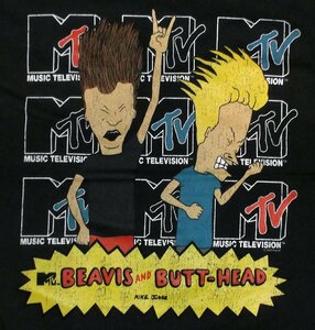 ★ビーバス アンド バットヘッド Tシャツ BEAVIS and BUTT-HEAD MTV - L 正規品 アメキャラ &