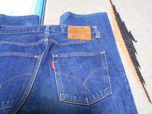 １９９０S HOLLYWOOD RANCH MARKET ハリラン ハリウッドランチマーケット BLUE BLUE ビンテージ 隠しリベット 藍染め 日本製 MADE IN JAPAN