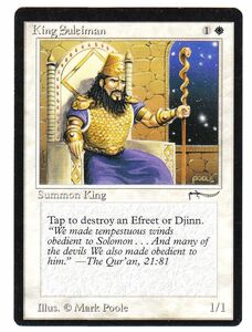 ●MTG● AN King Suleiman(英語)