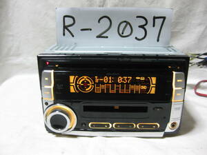 K-2037　KENWOOD　ケンウッド　DPX-50MDD　MP3　MDLP　フロント AUX　2Dサイズ　CD&MDデッキ　補償付