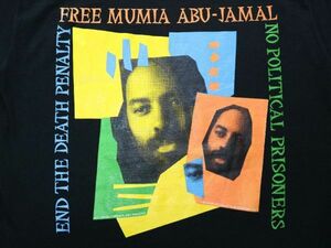 レア ! デッドストック 1997年 Free Mumia Abu-Jamal ビンテージ Ｔシャツ /beastie boys rage against the machine bad religion ツアーT