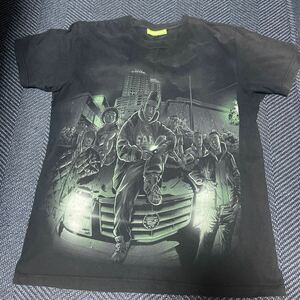 TOKYO TRIBE 3 Tシャツ ブラック Lサイズ サンタスティック SARU SANTASTIC！トーキョートライブ 井上三太 ストリート系