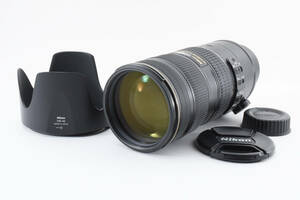 ★動作品★ Nikon ニコン AF-S NIKKOR 70-200mm F2.8G ED VR Ⅱ フード FRキャップ付