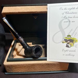 DUNHILL ダンヒル パイプ喫煙具 Christmas2000 EightMaids a milking No.40 希少限定品　limited pipes 未使用品　ビリヤードパイプ