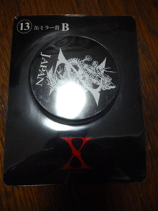 X　JAPAN　くじ　第一弾　⑬　缶ミラー賞　B