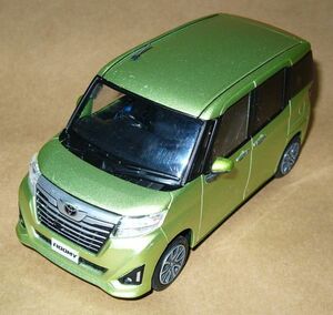 【非売品】★トヨタ　ルーミー★TOYOTA　ROOMY★フレッシュグリーンメタリック★カラーサンプル★色見本★1/30★ミニカー★