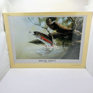 未開封 マイケル デュマ BROOK TROUT 207-01 1000ピース Michael dumas ジグソーパズル SUN PUZZLE 50×70 