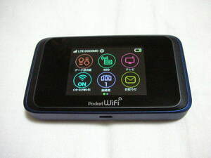 ◆中古品 ymobile ワイモバイル Pocket wifi 502HW ネイビーブルー◆SIM ロック 解除 済み HUAWEI ルーター b
