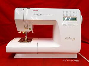 ☆SINGER シンガー 実用型電子ミシン NUI-COM super 5580 ☆自動糸調子・自動ボタンホール・動作確認済みです・液晶難あり☆