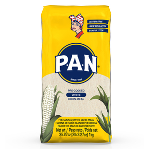 Harina P.A.N コーンミール 白と うもろこし粉 (アレパ用) 1kg×3個セット Harina de Maiz Blanco Precocida PAN ホワイトマサ