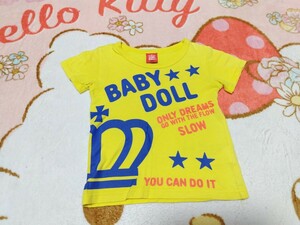 BABY DOLL半袖トレーナー100