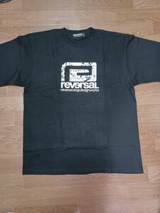 【reversal】リバーサル　ロゴ　Ｔシャツ　XL　新品　■■黒■■■