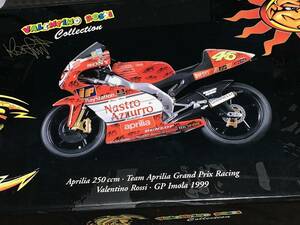ミニチャンプス　1/12　Aprilia 250ccm　Team Aprilia Grand Prix Racing V.ロッシ GP Imola 1999　used 良品