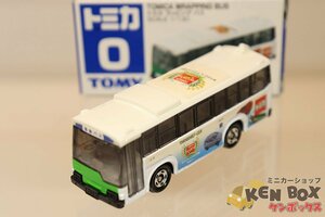 TOMICA トミカ 0 MITSUBISHI FUSO 三菱ふそう ワンマンバス トミカラッピングバス シール黄変 中国製 現状渡し