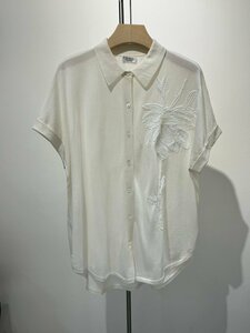 ブルネロクチネリ　BRUNELLO CUCINELLI レディース　ブラウス　ニット　ポロシャツ　半袖　S-L　刺繍　サイズ選択可能