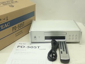 【美品】TEAC ティアック PD-505T CDトランスポート 2023年製 元箱付き ¶ 6E5C8-2