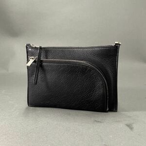 ○ b8 Rick Owens リックオウエンス レザークラッチバッグ ブラック ポーチ セカンドバッグ 財布 メンズ 男性用 小物