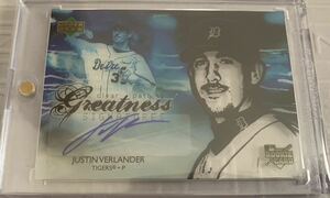 ジャスティン　バーランダー選手　直筆サイン入り　ルーキーカード　JUSTIN VERLANDER 2006 Upper Deck Rookie Card デトロイトタイガース