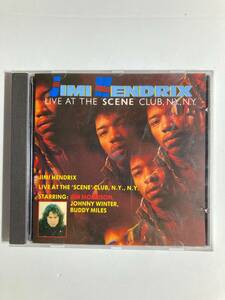 【ブルースロック】ジミ・ヘンドリックス（JIMI HENDRIX)「LIVE AT THE SCENE CLUB , N.Y., N.Y.」(レア)中古CD、オランダCD初盤、BR-94