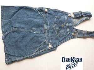 新品 OSHKOSH　オシュコシュ ★デニム　サロペット　ワンピース　110