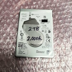 【中古】 Seagate 2TB 2.5インチ HDD 使用時間少なめ ST2000LM007 2.0TB SATA3