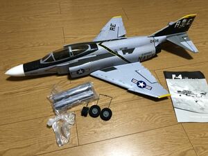 E-DO MODEL 電動ダクト機 F-4 ファントムⅡ 64mmEDF メカ付きPNP　3セル仕様　全長1000mm 翼幅628mm 未飛行機　動作確認済　