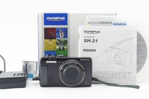 【1円】 OLYMPUS SH-21 コンパクトデジタルカメラ ブラック オリンパス 箱 説明書付き 中古 ジャンク 88441586