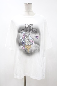MILKBOY / LOST HOLIDAYS TEE ホワイト H-24-04-09-1055-MB-TO-KB-ZH
