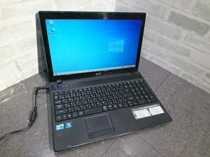 【中古動作品】管F48 acer Aspire 5742-F52D/K CPU core i5-M480 HDD500GB、メモリー2GB、バッテリー有り、クリーンインストール済み