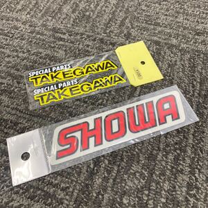 SHOWA TAKEGAWA ステッカー2枚セット　当時物