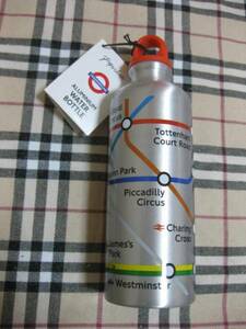 ●送料無料●英国購入●ロンドン地下鉄●アルミウォーターボトル●新品●ポイント消化に●