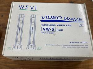 e80 WEVI VIDEO WAVE VW-5 WIRELESS VIDEO LAN ワイヤレスビデオラン ※現状品 動作未確認 本体美品 箱汚れ有