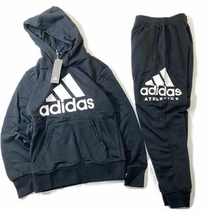 adidas アディダス　マウンテンロゴ　パーカーセットアップ　CW3861 CF9552 黒　XO