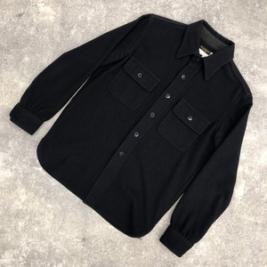 ★ AtLast&Co アットラスト CPO Shirtt Jacket シャツ ジャケット アウター アメリカ海軍下士官 無地 ダークネイビー 紺 サイズ38 104