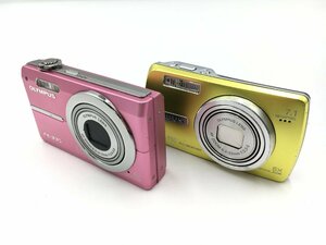 ♪▲【OLYMPUS オリンパス】コンパクトデジタルカメラ 2点セット FE-370 μ750 まとめ売り 0418 8