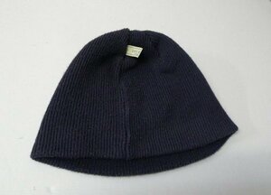 ◆DESCENDANT ディセンダント BEANIE ビーニー　ニット キャップ パープル系 毛羽立ちあり