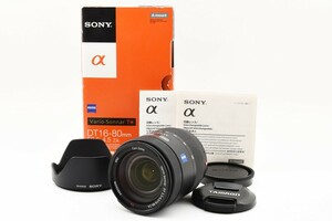 Sony SAL1680Z Carl Zeiss Vario-Sonnar T* DT 16-80mm F/3.5-4.5 ソニー Aマウント用 交換レンズ 元箱付き