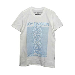 Joy Division バンドTシャツ ジョイ・ディヴィジョン Unknown Pleasures Blue On WHITE S