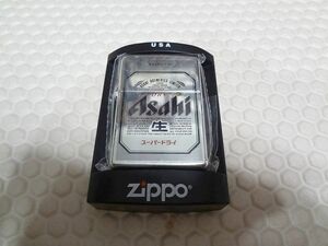 ZIPPO 『Asahi アサヒスーパードライ 生ビール』 オイルライター ジッポ 廃版激レア 未使用品